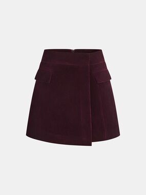 Commense Asymmetric Mini Skirt
